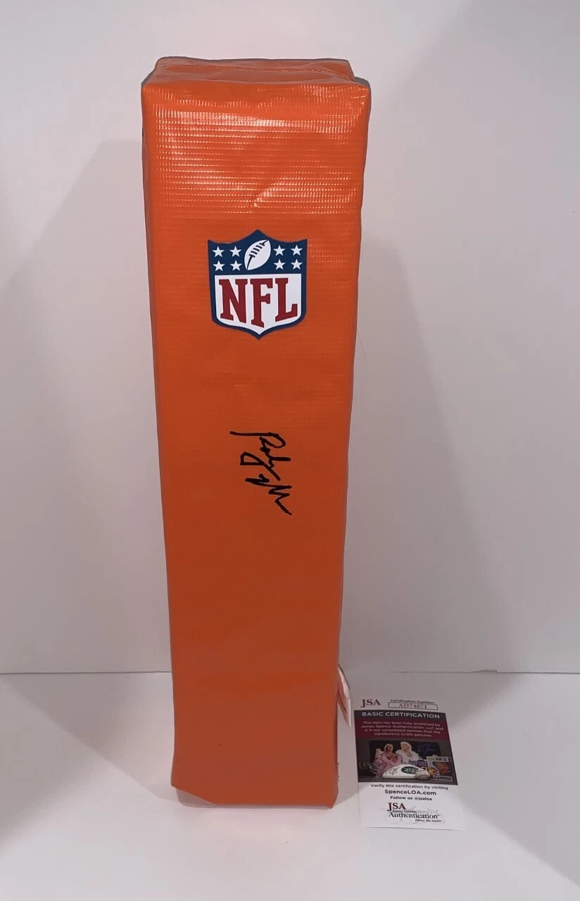 PAUL TAGLIABUE SIGNED TOUCHDOWN PYLON NATIONAL FOOTBALL LEAGUE NFL HOF JSA COA