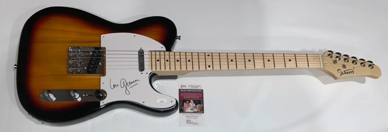 LOU GRAMM SIGNED SUNBURST ELECTRIC GUITAR FOREIGNER JSA COA