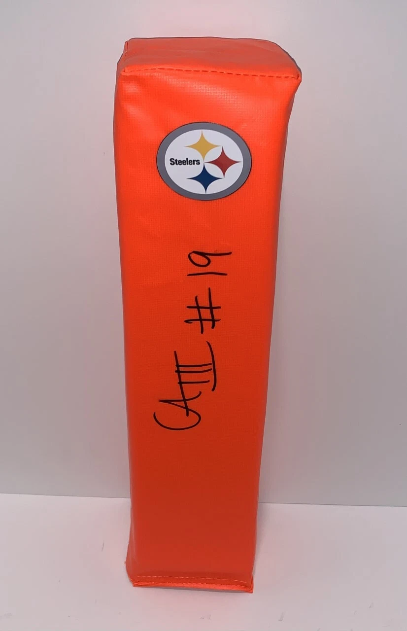 CALVIN AUSTIN III SIGNED TOUCHDOWN PYLON PITTSBURGH STEELERS FOOTBALL JSA COA