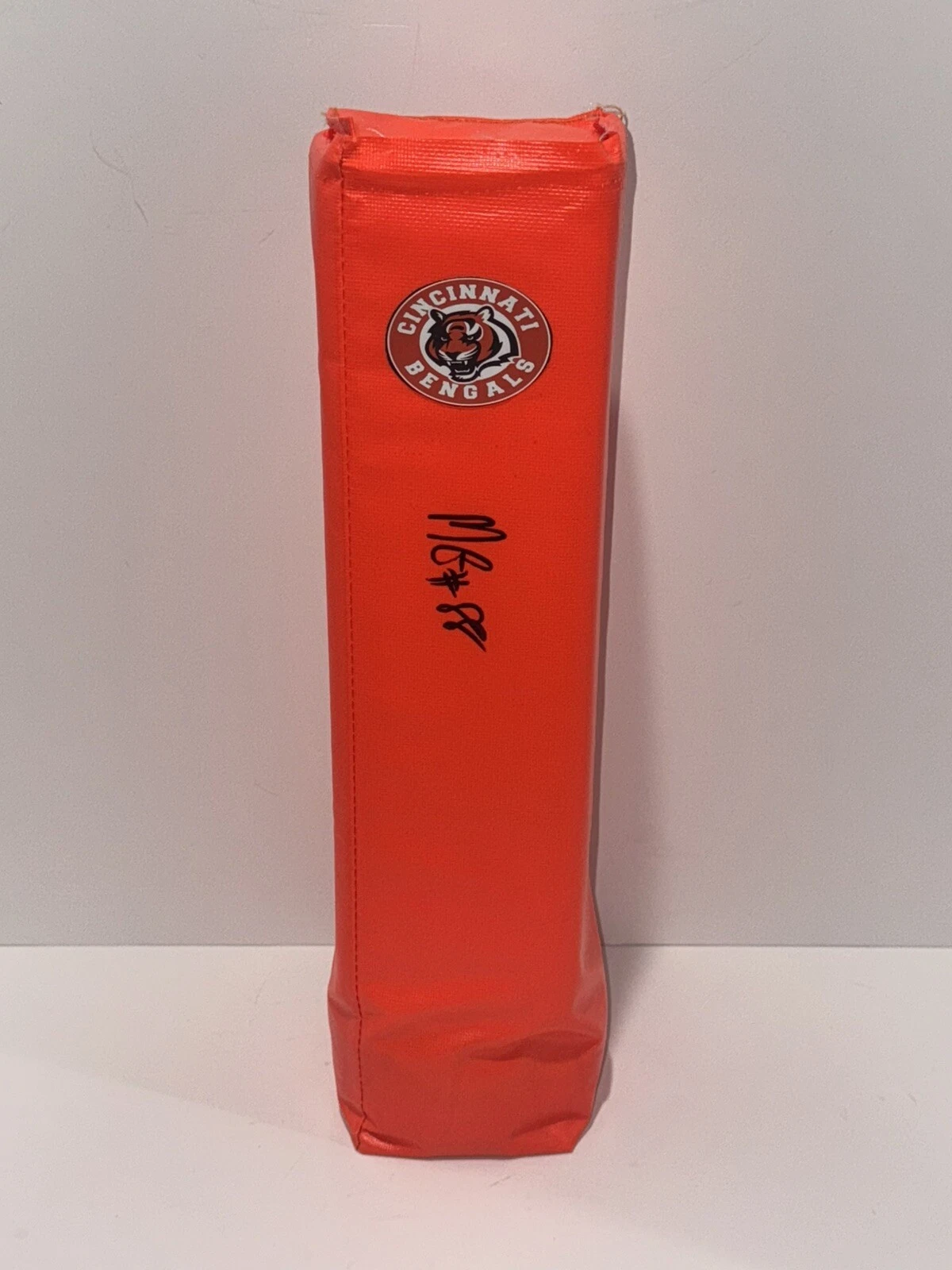 MIKE GESICKI SIGNED TOUCHDOWN PYLON NEW ENGLAND PATRIOTS FOOTBALL PROOF JSA COA