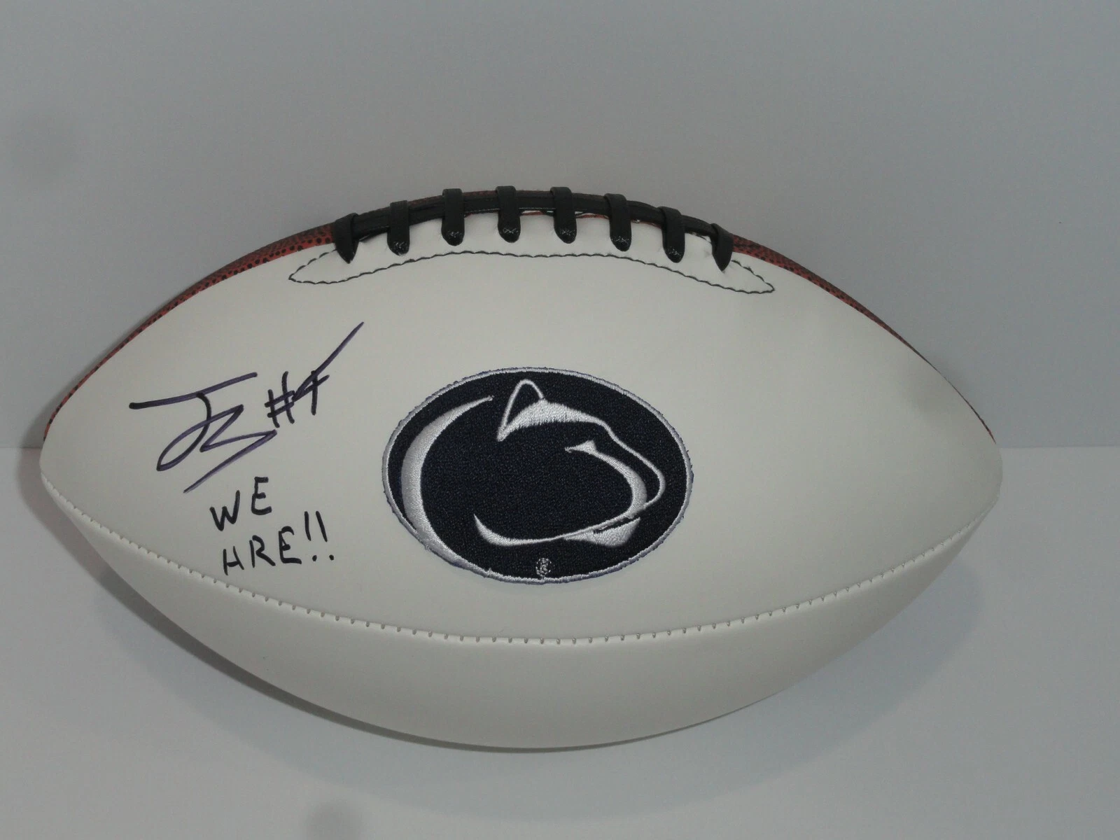 JOURNEY BROWN SIGNED FOOTBALL PENN STATE NITTANY LIONS ST. JSA COA