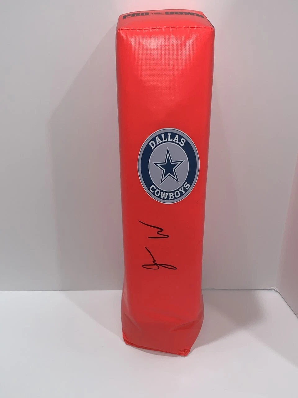 JAMES WASHINGTON SIGNED TOUCHDOWN PYLON DALLAS COWBOYS PROOF