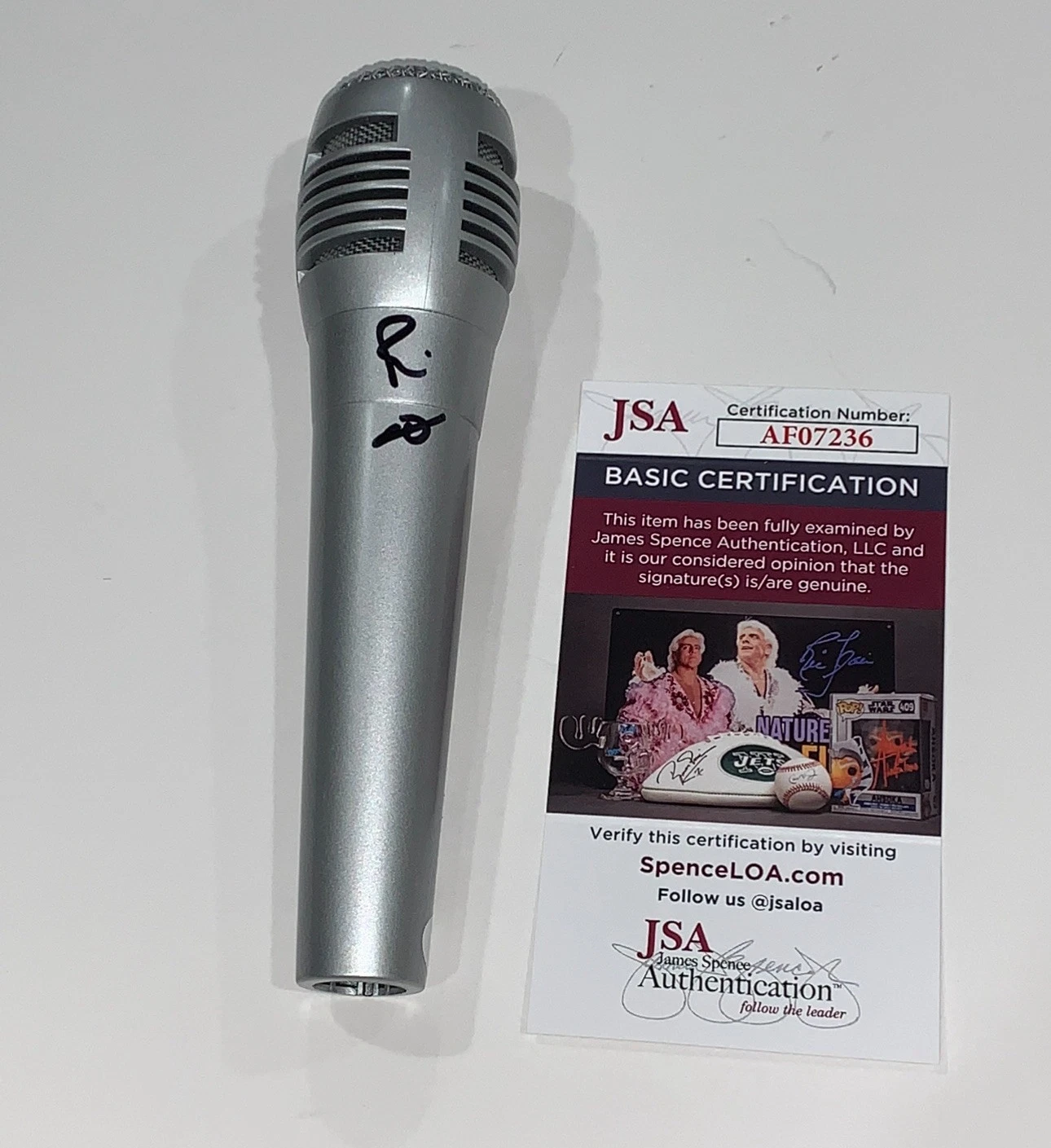 ROBIN WILSON SIGNED MICROPHONE THE GIN BLOSSOMS AUTOGRAPHED PROOF JSA COA