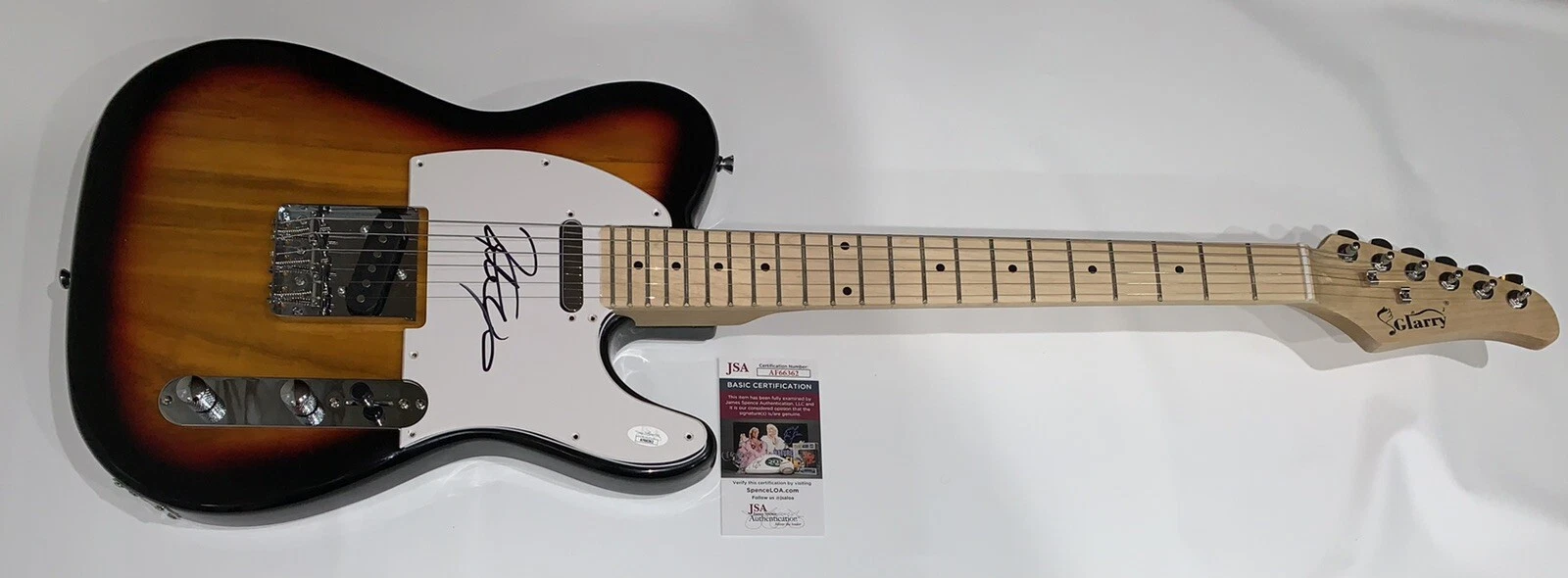 RICHARD MARX SIGNED SUNBURST ELECTRIC GUITAR LEGEND JSA COA