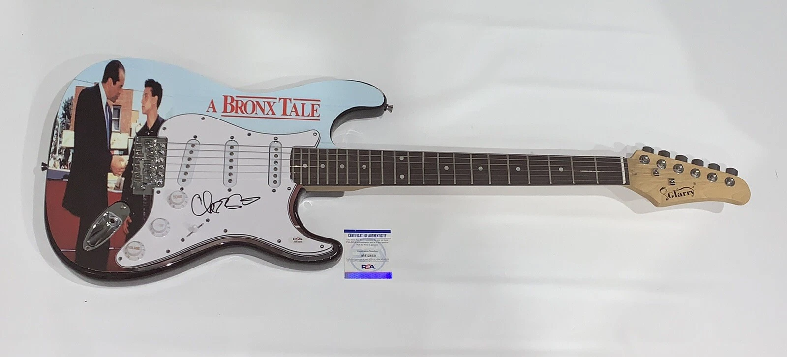 CHAZZ PALMINTERI SIGNED CUSTOM ELECTRIC GUITAR A BRONX TALE PSA COA