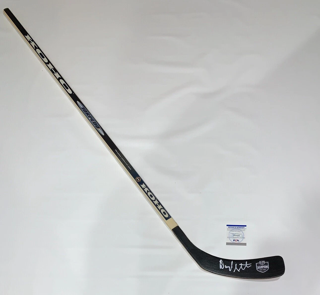 DARRYL SUTTER SIGNED HOCKEY STICK LOS ANGELES KINGS 2012 2014 CHAMPS PSA COA
