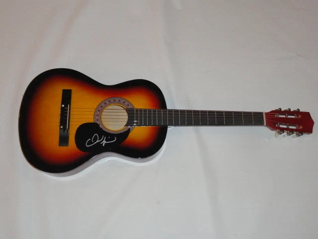 JERROD NIEMANN SIGNED FULL-SIZE SUNBURST ACOUSTIC GUITAR COUNTRY SUPERSTAR
