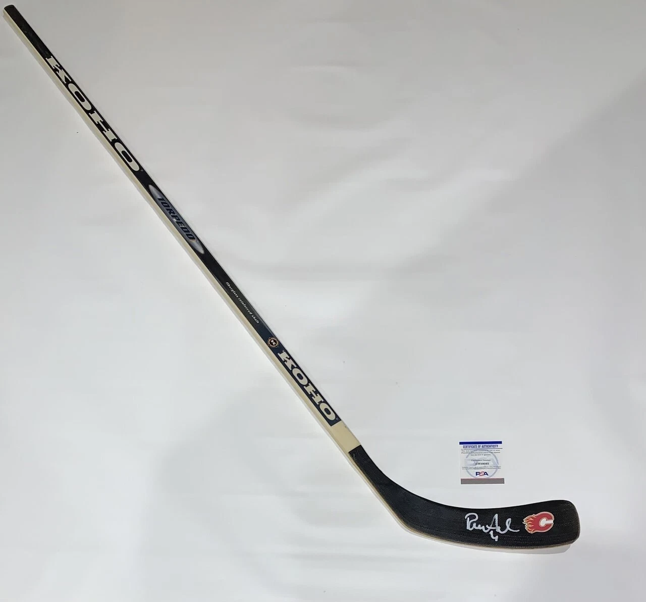 RASMUS ANDERSSON SIGNED HOCKEY STICK CALGARY FLAMES AUTOGRAPHED PSA COA COLLECTIBLE MEMORABILIA