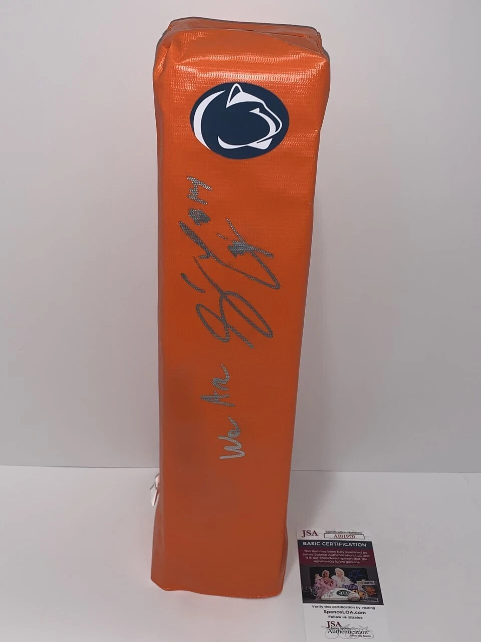 SEAN CLIFFORD SIGNED TOUCHDOWN PYLON PENN STATE NITTANY LIONS WE ARE JSA COA