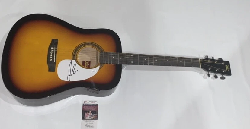 JON PARDI SIGNED SUNBURST ACOUSTIC GUITAR COUNTRY SUPERSTAR JSA COA