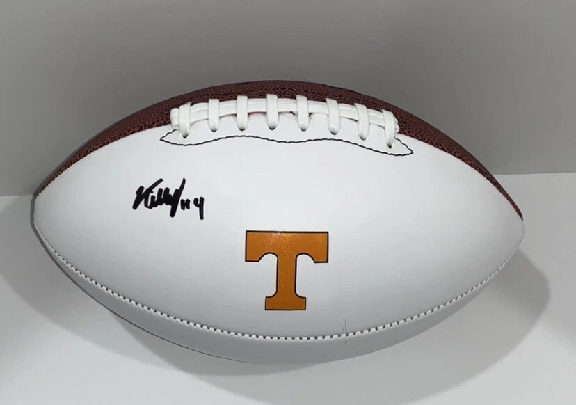 CEDRIC TILLMAN SIGNED FOOTBALL TENNESSEE VOLUNTEERS PROOF JSA COA