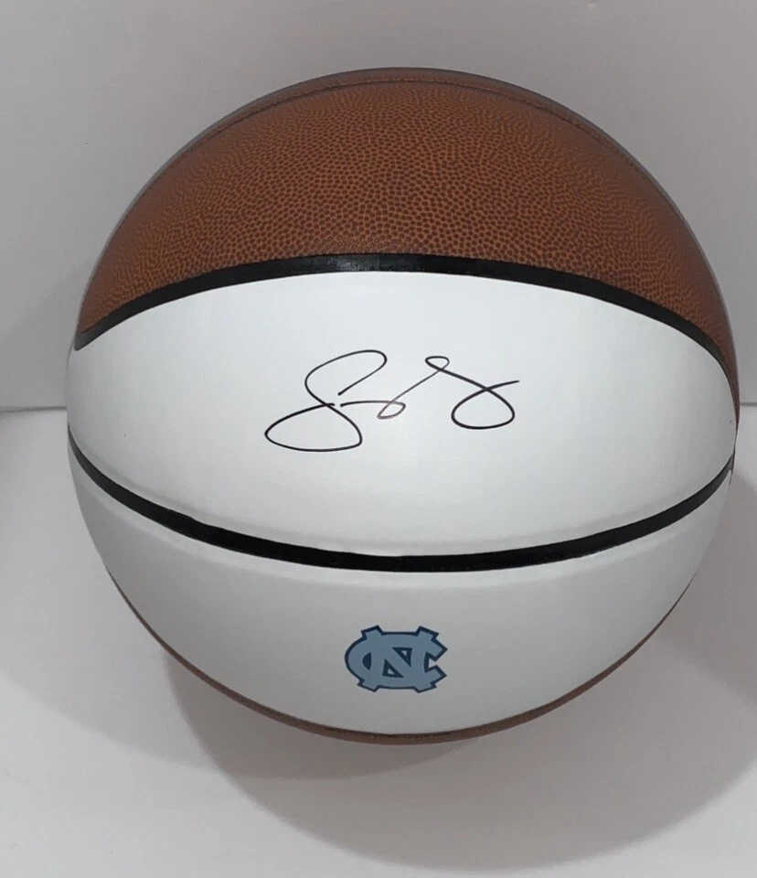 SEAN MAY SIGNED BASKETBALL NORTH CAROLINA TAR HEELS AUTOGRAPHED PROOF