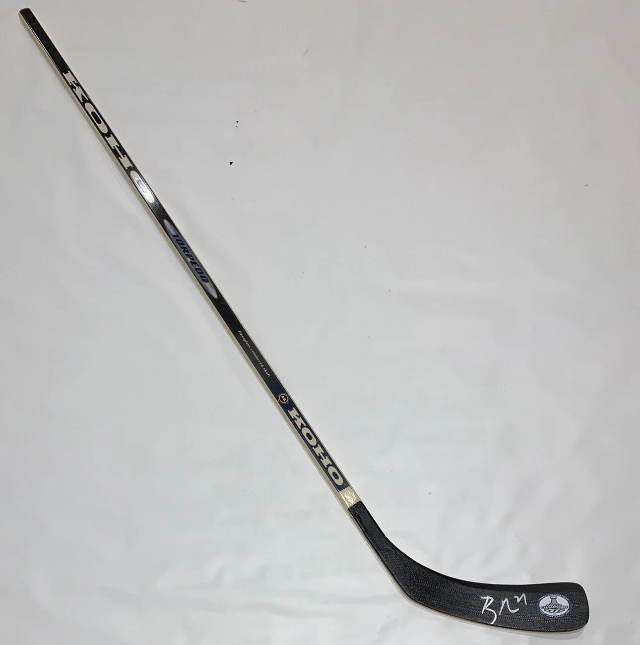 BRAYDEN POINT SIGNED HOCKEY STICK TAMPA BAY LIGHTNING BACK TO BACK JSA COA