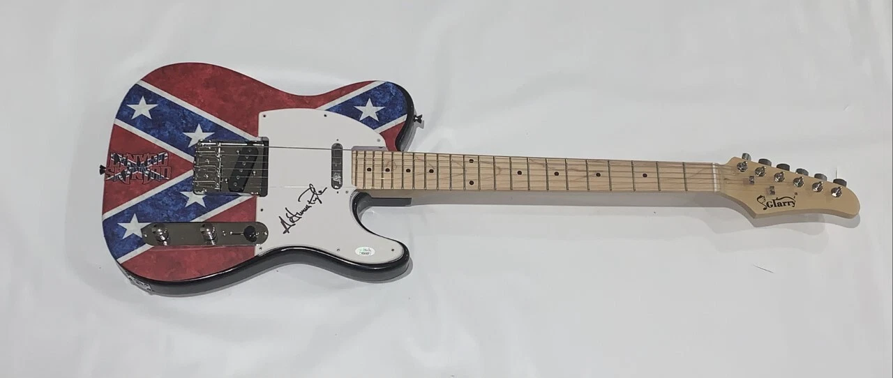 ARTIMUS PYLE SIGNED CUSTOM ELECTRIC GUITAR LYNYRD SKYNYRD PROOF JSA COA