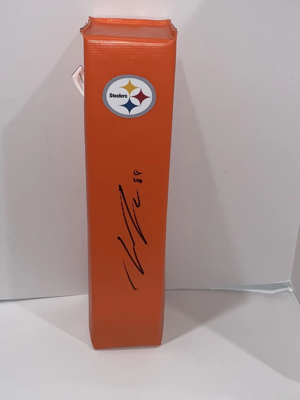 PAT FREIERMUTH SIGNED TOUCHDOWN PYLON PITTSBURGH STEELERS MUTH PROOF JSA COA