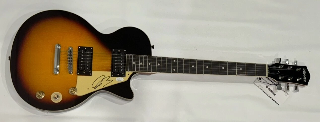 JOE BONAMASSA SIGNED SUNBURST DLP ELECTRIC GUITAR VERY RARE JSA COA