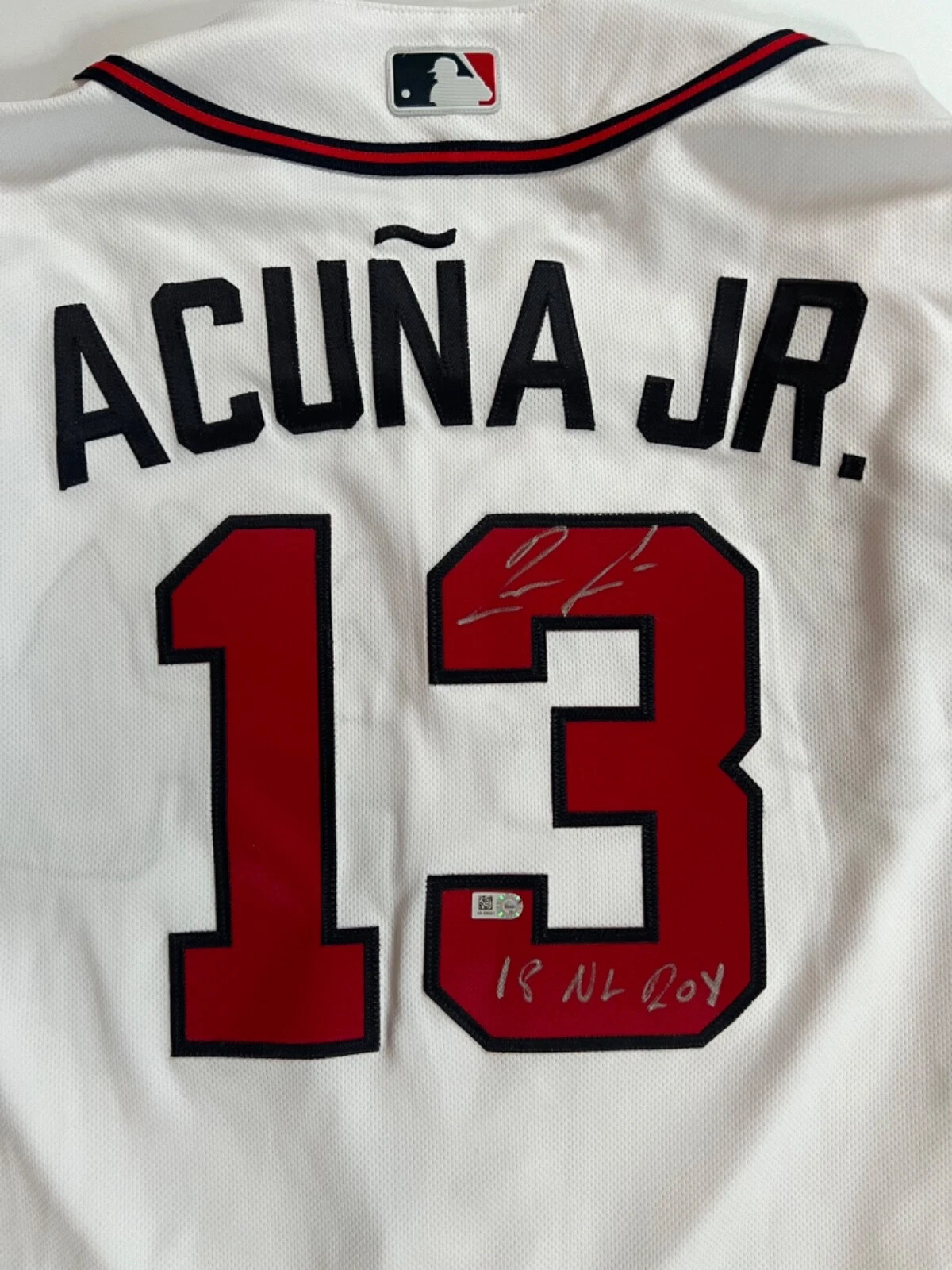 Ronald Acuna Jr. Signed Autograph Jersey BAS Beckett COA