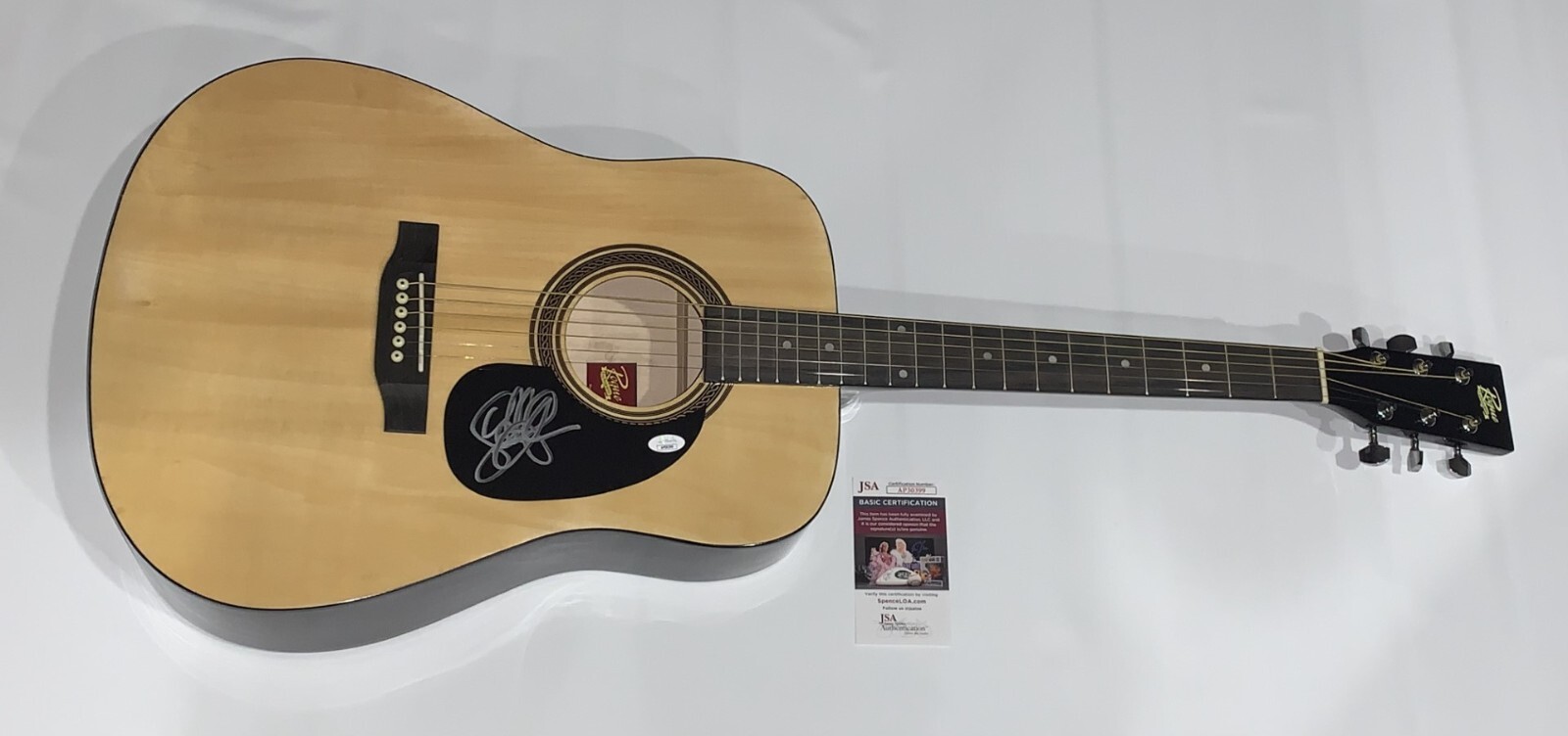 SAMANTHA FISH SIGNED NATURAL ACOUSTIC GUITAR BLUES AUTOGRAPHED JSA COA