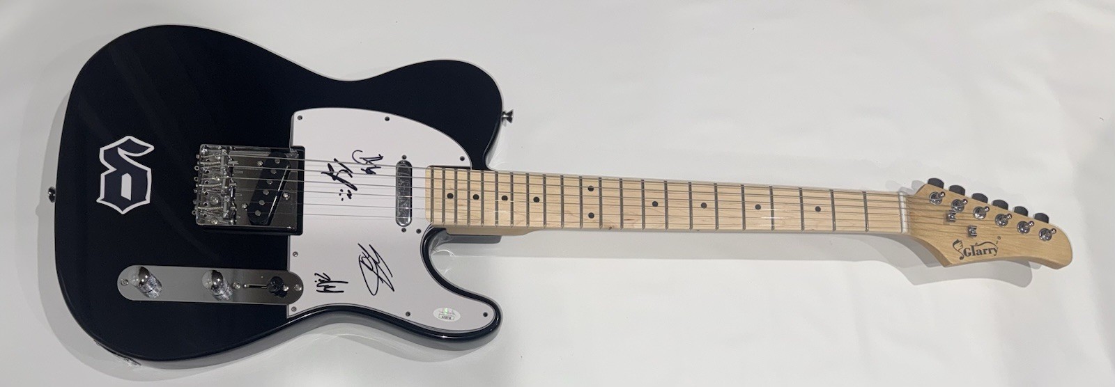 SHINEDOWN SIGNED BLACK ELECTRIC GUITAR BRENT SMITH ZACH ERIC 3X JSA COA