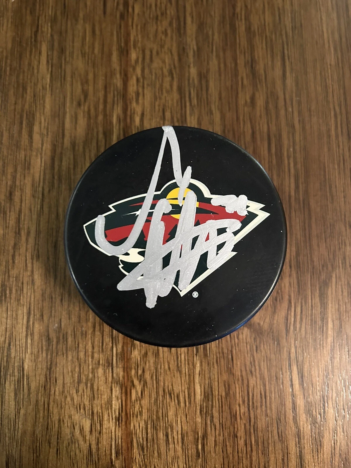 Brandon Duhaime ‘Minnesota Wild’ Signed Autographed Official Hockey Puck NHL