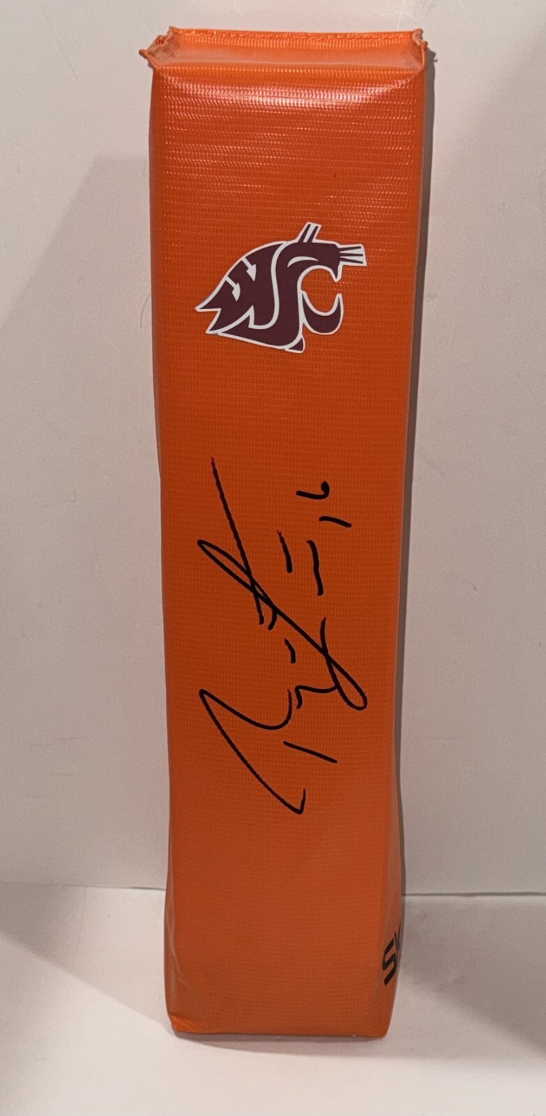 RYAN LEAF SIGNED TOUCHDOWN PYLON WASHINGTON ST. COUGARS STATE FOOTBALL PROOF