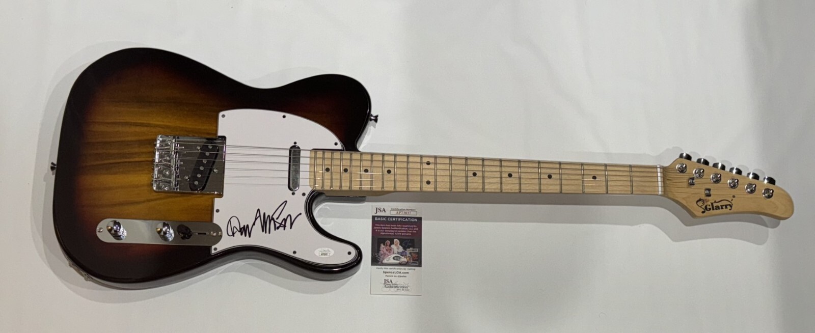 DON MCLEAN SIGNED SUNBURST ELECTRIC GUITAR AMERICAN PIE JSA COA