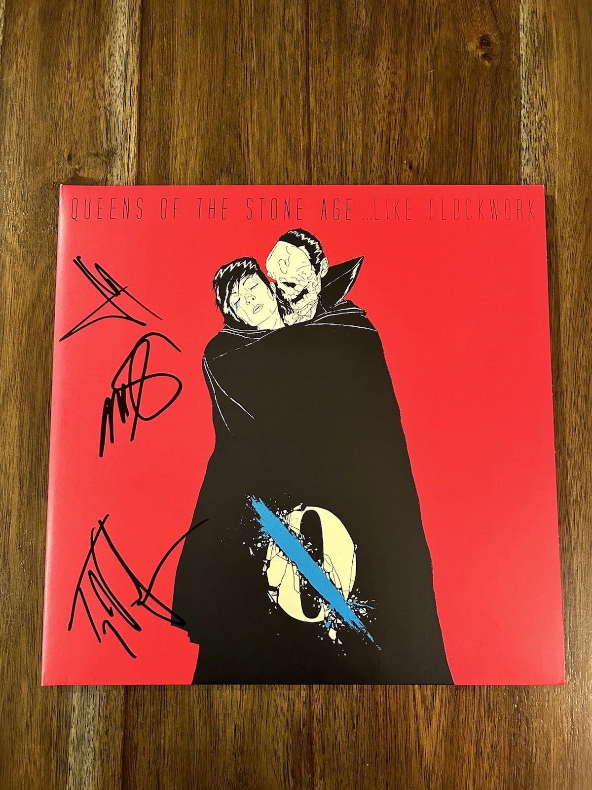 Queens Of The Stone Age Signed Vinyl ‘Like Clockwork’ Joey, Michael & Troy