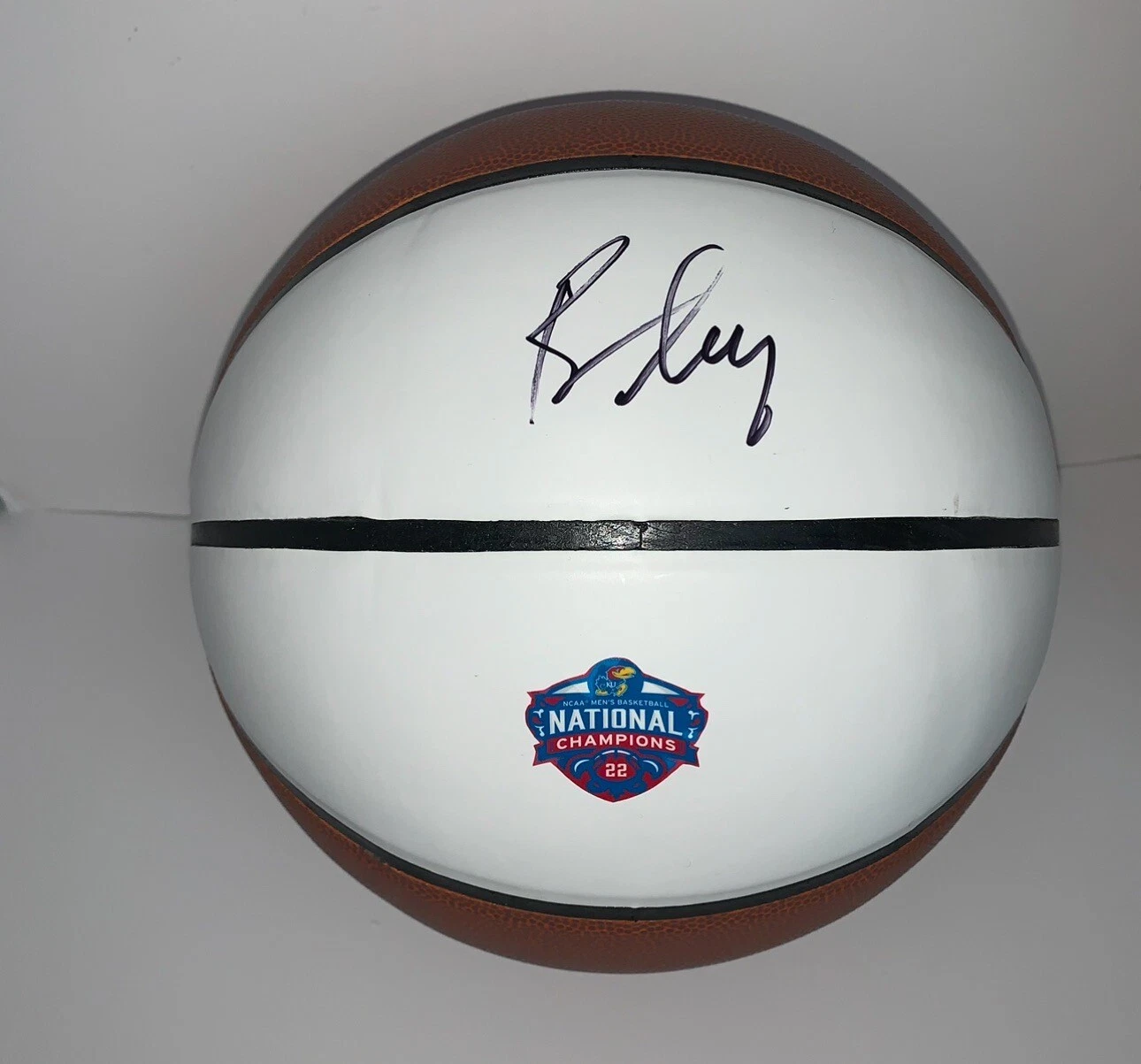 BILL SELF SIGNED BASKETBALL KANSAS JAYHAWKS 2022 NATIONAL CHAMPIONS JSA COA