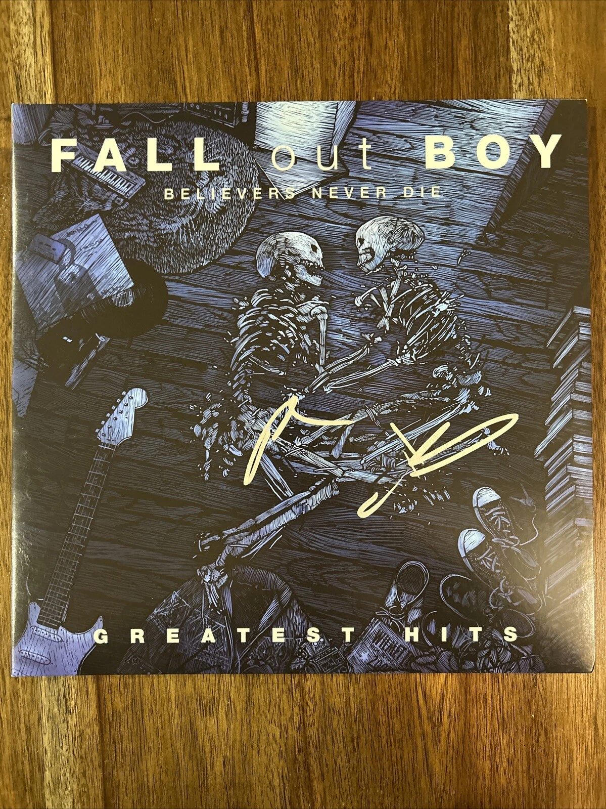 Patrick Stump ‘Fall Out Boy’ Signed Vinyl Album ‘Believers Never Die’