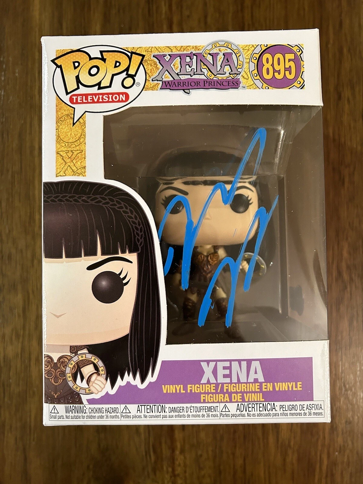 Lucy Lawless ‘Xena Warrior Princess’ Signed Funko Pop Beckett BSA RARE