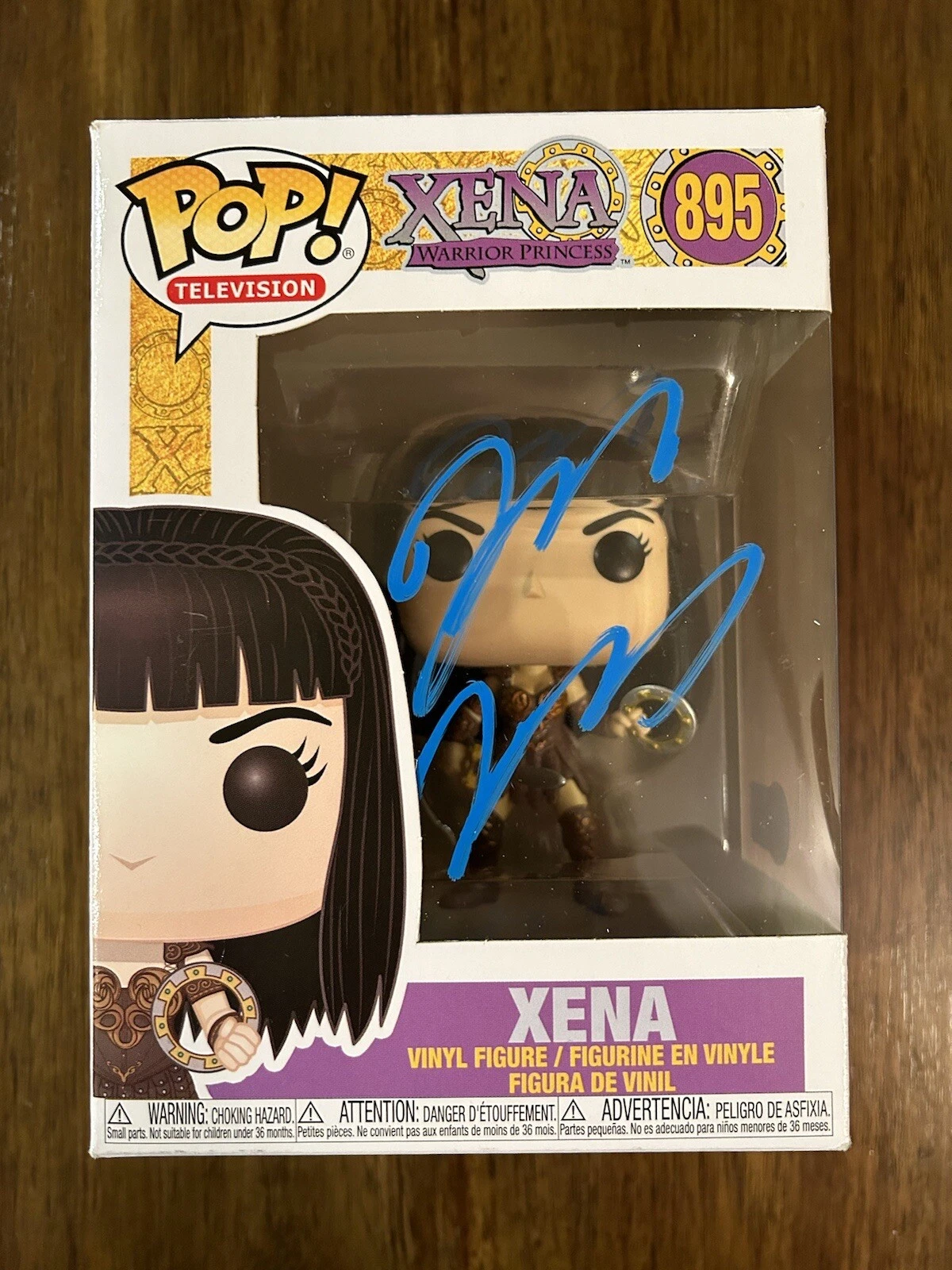 Lucy Lawless ‘Xena Warrior Princess’ Signed Funko Pop Beckett BSA RARE