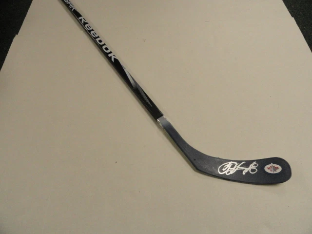 ALEXANDER BURMISTROV SIGNED HOCKEY STICK WINNIPEG JETS