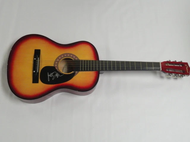 JAKOB DYLAN SIGNED SUNBURST ACOUSTIC GUITAR THE WALLFLOWERS BOB JSA COA