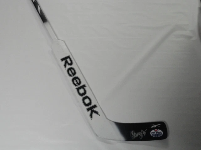 NIKOLAI KHABIBULIN SIGNED GOALIE STICK EDMONTON OILERS AUTOGRAPHED
