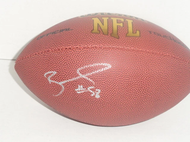 REY MAUALUGA SIGNED NFL FOOTBALL CINCINNATI BENGALS AUTOGRAPHED USC