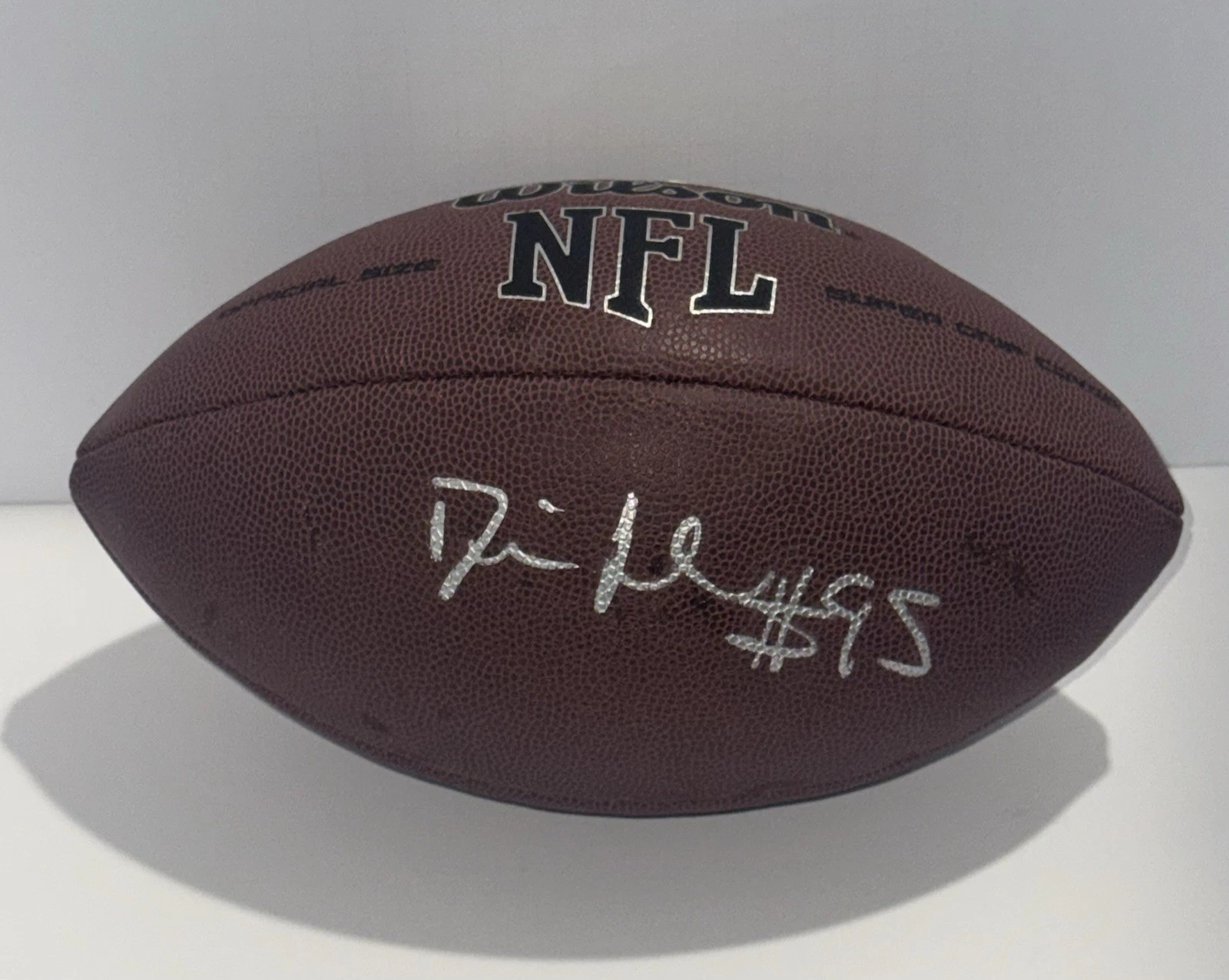 DION JORDAN SIGNED NFL FOOTBALL MIAMI DOLPHINS OREGON DUCKS AUTOGRAPHED
