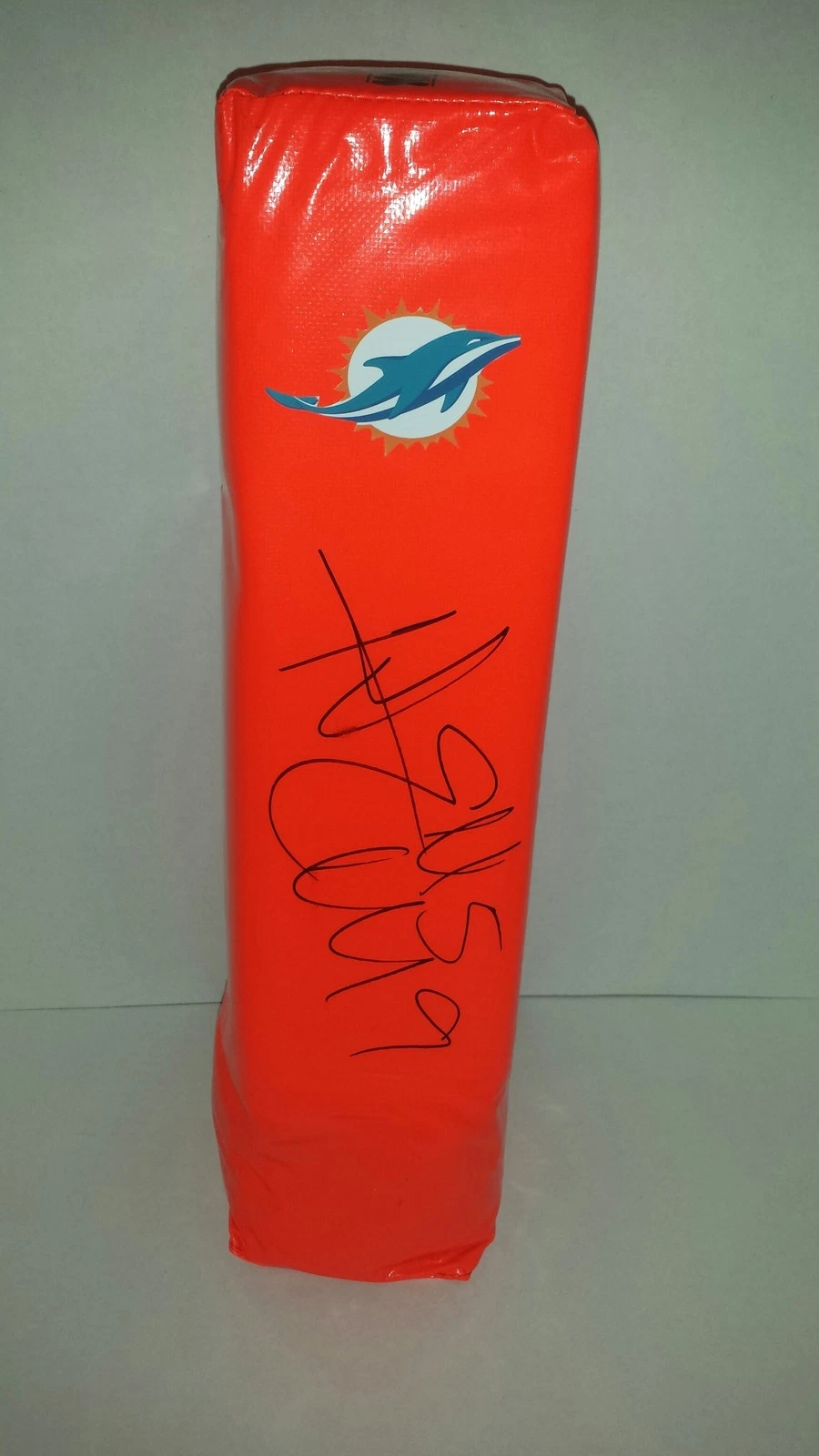 DANNELL ELLERBE SIGNED MIAMI DOLPHINS TOUCHDOWN PYLON FOOTBALL COA