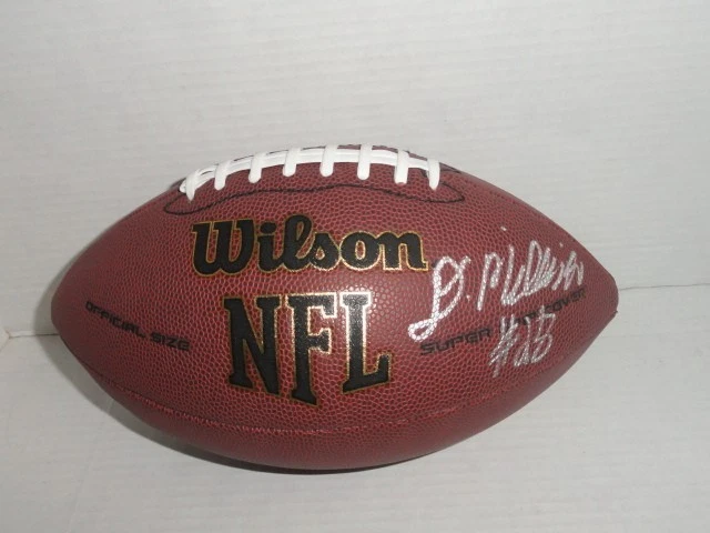 DEE MILLINER SIGNED NFL FOOTBALL NEW YORK JETS AUTOGRAPHED