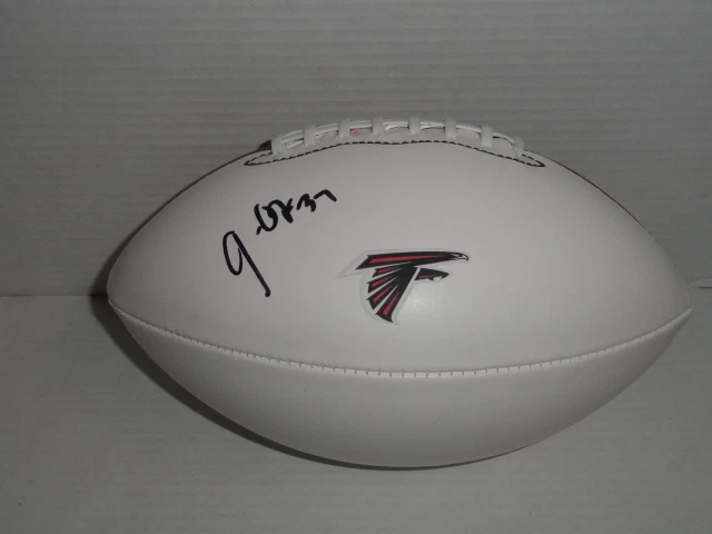 JACQUIZZ RODGERS SIGNED FOOTBALL ATLANTA FALCONS OREGON ST RARE