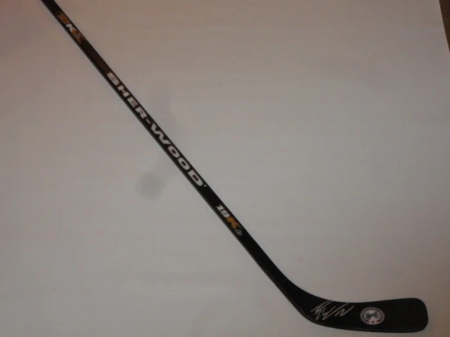THOMAS VANEK SIGNED HOCKEY STICK COLUMBUS BLUE JACKETS AUTOGRAPHED PROOF COLLECTIBLE MEMORABILIA