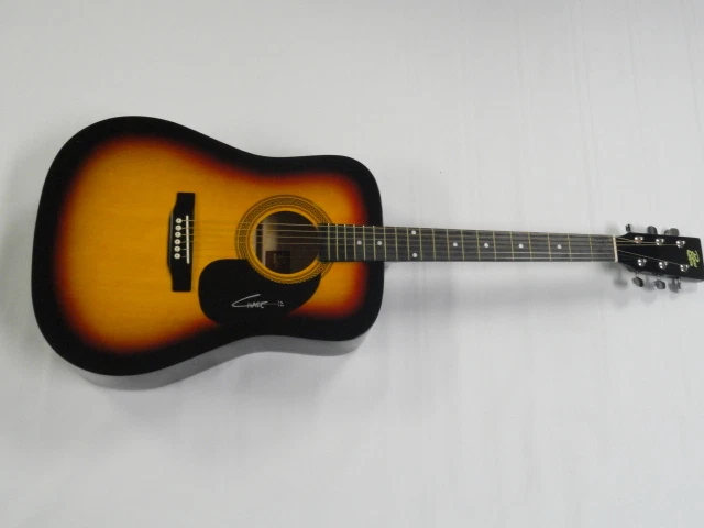 CHASE BRYANT SIGNED FULL-SIZE SUNBURST ACOUSTIC GUITAR COUNTRY SUPERSTAR