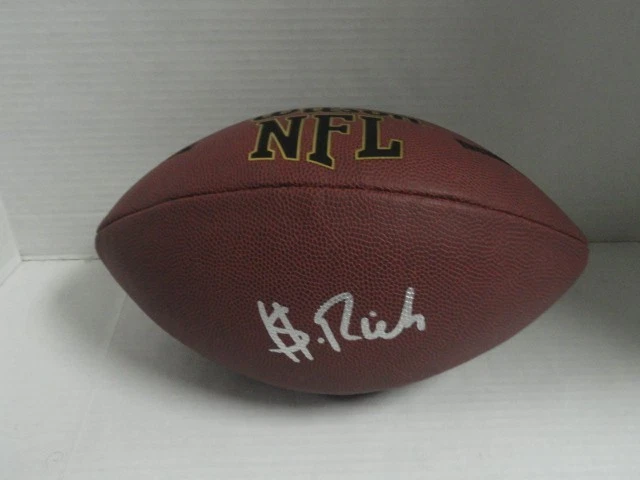 SHELDON RICHARDSON SIGNED NFL FOOTBALL CLEVELAND BROWNS AUTOGRAPHED