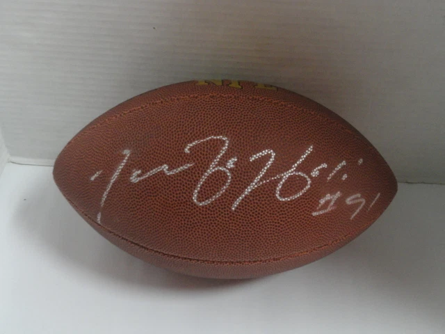 TAMBA HALI SIGNED NFL FOOTBALL KANSAS CITY CHIEFS PENN ST. PROOF