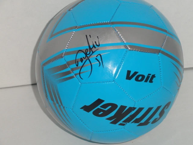 STEVAN JOVETIC SIGNED SOCCER BALL MANCHESTER CITY AUTOGRAPHED FUTBOL