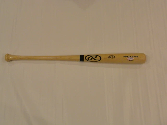 STARLIN CASTRO SIGNED RAWLINGS FULL-SIZE BAT NEW YORK YANKEES AUTOGRAPHED