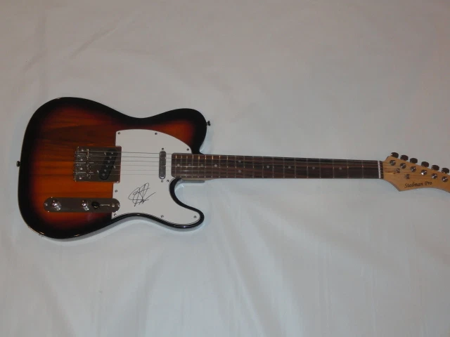 JONATHAN JACKSON SIGNED SUNBURST ELECTRIC GUITAR NASHVILLE AVERY BARKLEY