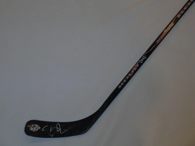 SHEA WEBER SIGNED HOCKEY STICK NASHVILLE PREDATORS AUTOGRAPHED PROOF