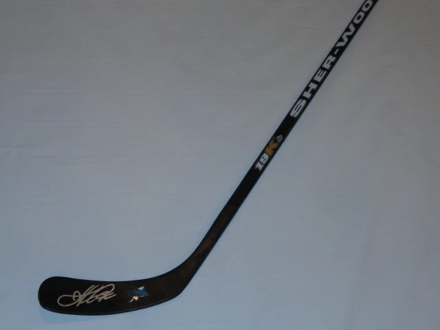 JOEL WARD SIGNED SHERWOOD HOCKEY STICK SAN JOSE SHARKS STANLEY CUP