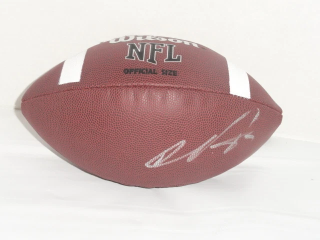 VERNON DAVIS SIGNED NFL FOOTBALL SAN FRANCISCO 49ERS AUTOGRAPHED PROOF COLLECTIBLE MEMORABILIA