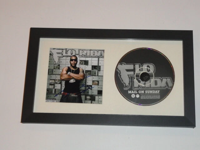 FLO RIDA SIGNED FRAMED 